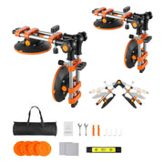 Load image into Gallery viewer, SucceBuy 2 Packs Seamless Granite Seam Setter 90°-120° Adjustable with 6 in Suction Cups Seam Joiner for Tile Joining & Leveling