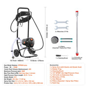 Load image into Gallery viewer, SucceBuy 750W 950W Airless Paint Sprayer 3000PSI High Efficiency Electric Airless Sprayer Handheld Paint Sprayers Home Interior