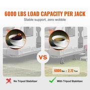 Load image into Gallery viewer, Amocart RV Stabilizer Jacks, 4 Pack Aluminum RV Leveling Jacks, Per Jack 6000 Lbs , RV Stack Jacks for RV Travel Trailer Camper