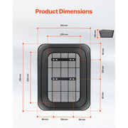 Charger l'image dans la visionneuse de galerie, Amocart Rear Bike Basket Wire Mesh Bicycle Basket with Waterproof Cover Durable Metal Bike Back Basket Fits Most Rear Bike Rack
