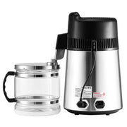 Load image into Gallery viewer, SucceBuy Water Distiller 6L 1.6 Gal Larger Pure Water Purifier Filter For Home Table Countertop Glass Pot Distilled Maker Sliver - AMOCART
