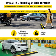 Load image into Gallery viewer, SucceBuy Modular Rubber Speed Bump 1 Channel Driveway Cable Protector Ramp Wire Cover Cord Guard for Parking Lot Warehouses Use