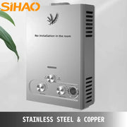 Load image into Gallery viewer, SIHAO LPG Water Heater 6L 8L 10L 12L 16L 18L Liquefied Petroleum Gas Water Heater Tankless Stainless Steel Boiler Outdoor