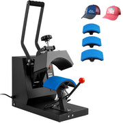 Bild in Galerie-Viewer laden, Amocart Hat Heat Press 4 in1 Cap Heat Press Machine 6x3inches Clamshell Transfer LCD Digital Timer Temperature Control