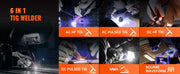 Load image into Gallery viewer, HITBOX AC/DC Aluminium Tig Welding Machine HBT250P HF TIG/MMA ARC Stick Welder with Pulse Argon Welding IGBT Inverter 2T/4T