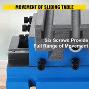 Bild in Galerie-Viewer laden, SucceBuy Milling Working Table 7.3 X 4 Inch Worktable Compound Slide Table for All Drill Stands Bench Drilling Milling Machine
