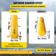 Load image into Gallery viewer, Amocart Flood Barrier Reusable PVC Water Soft Folding Diversion Tubes Bags Lightweight Hydro Excellent Waterproof Flood Barrier