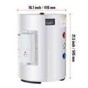 Load image into Gallery viewer, SucceBuy Electric Water Heater 40/70L Tank Instant Hot Water Heater 1.6Kw Tankless Water Heater w/ LED Display Knob Control IPX4