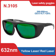 Load image into Gallery viewer, Laser Safety Glasses 190-2000nm 10600nm OD6 CO2 Laser Protection goggles 1064 532 200-2000nm IPL laser glasses Laser protection