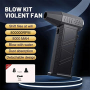 Load image into Gallery viewer, 800,000RPM Air Blower New X9 Turbo Fan Upgrade Rechargeable Blower Brushless Turbo Fan Portable Dust Blower Electric Dryer