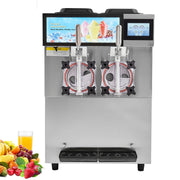 Bild in Galerie-Viewer laden, Amocart Commercial Slushy Machine 12L Singal or Double Tanks Cool and Freeze Modes, Stainless Steel Margarita Smoothie Frozen Drink Maker Slushie Machine for Party Cafes Restaurants Bars Home