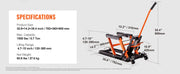Load image into Gallery viewer, Amocart Motorcycle Lift 350/1100/1500 LBS Capacity Motorcycle Scissor Lift Jack with Wide Deck&Safety Pin for Bikes Motorcycles