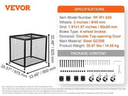 Load image into Gallery viewer, Amocart Rolling Sports Ball Storage Cart Sport Equipment for Indoor Outdoor Steel Storage Rack for Garages Gym and Schools