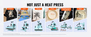 Charger l'image dans la visionneuse de galerie, Amocart Heat Press Machine 12x15inch 8in 1 Heat Transfer Machine 360° Swing Away T-Shirt for T-Shirts/Mugs/Hats/Plates Pink
