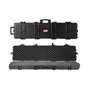 Load image into Gallery viewer, SucceBuy Rifle Hard Case Portable Long Gun Storage Suitcase W/ 2 Casters Shockproof & Waterproof Airsoft Rifle Protective Case