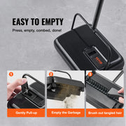 Load image into Gallery viewer, Amocart Manual Carpet Sweeper 7.87 in Sweeping Paths 300ml Dustbin Capacity w/ Comb for Home Rugs Hardwood Surfaces Wood Floors