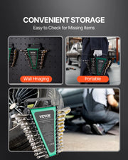 Load image into Gallery viewer, Amocart Combination Wrench Set 24/30-Piece Ratcheting Wrench Set with Organizer Rack Cr-V Steel Wrench Set SAE Metric