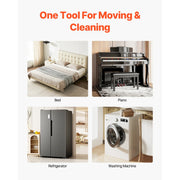 Load image into Gallery viewer, Amocart 4pcs Furniture Dolly Movers with Carbon Steel Panel Fridge Sofa Lift Slider Tool Set for Home Appliance Washing Machine