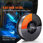 Load image into Gallery viewer, Amocart 0.03/0.035 Inch Flux Cored Welding Wire Carbon Steel Iron MIG Welding Machine Welder Accessories For Soldering