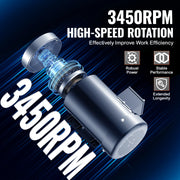 Load image into Gallery viewer, Amocart 2HP Electric Motor 3450rpm AC 230V/460V Air Compressor Motor 3Phase 5/8" Keyed Shaft CW Rotation for General Equipment
