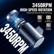 Load image into Gallery viewer, Amocart 2HP Electric Motor 3450rpm AC 230V/460V Air Compressor Motor 3Phase 5/8" Keyed Shaft CW Rotation for General Equipment