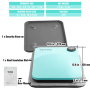 Load image into Gallery viewer, SucceBuy 9x9/12x10 in Portable Heat Press Machine DIY Shirt Printing Multifunctional Sublimation Transfer HTV Vinyl T-shirt Bag