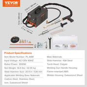 Load image into Gallery viewer, SucceBuy Stud Welder Dent Repair Kit 3KW Spot Welder Auto Body Welding Dent Puller Machine Welding Accessories for Car Truck
