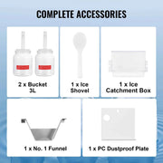 Load image into Gallery viewer, Succebuy Commercial Snowflake Ice Machine Stainless Steel Air Cooling System&Rapid Heat Dissipation for Bakery Cafe