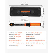 Load image into Gallery viewer, SucceBuy Torque Wrench Set Drive Click Torque Wrench Dual-Direction Adjustable Mechanical Dual Range Scales Torque Wrench Kit