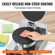 Load image into Gallery viewer, SucceBuy Electric Ice Cream Cone Maker Commercial Non-Stick Stainless Steel Egg Roll Mold with Temperature and Time Control