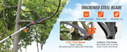 Load image into Gallery viewer, SucceBuy Manual Pole Saw Extendable Tree Pruner Sharp Steel Blade for Branches Trimming with Lightweight Aluminum Alloy Handle