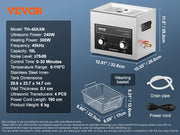 Load image into Gallery viewer, SucceBuy 2/3/6/10/15/30L Ultrasonic Cleaner with Heater Timer for Lab Tools Metal Parts Carburetor Brass Auto Parts Engine Parts