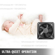 Load image into Gallery viewer, Amocart Commercial Industrial Ventilation Extractor Exhaust Fan 10" 12" Air Blower High Speed Low Noise for Workshop Warehouse