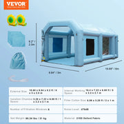 Load image into Gallery viewer, Amocart Inflatable Paint Booth with Blowers Inflatable Spray Booth Powerful Spray BoothCar Paint Tent Air Filter System