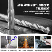 Load image into Gallery viewer, SucceBuy 116-Piece Tap and Die Set Include Metric and SAE Size Bearing Steel Taps and Dies Essential Threading Tool - AMOCART
