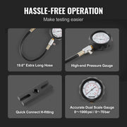 Bild in Galerie-Viewer laden, Amocart Diesel Engine Compression Tester 18 pcs Cylinder Pressure Test Tool Kit Diesel Injector Tester Check Cylinder For Truck