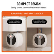 Load image into Gallery viewer, SucceBuy Electric Mini-Tank Water Heater 1440W Hot Water Boiler Storage for Kichen Bathroom Restaurant Shelf Wall Floor Mounted