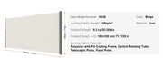 Load image into Gallery viewer, Amocart Retractable Side Awning Outdoor Privacy Polyester Water-proof Retractable Patio Screen UV 30+ Room Divider Wind Screen