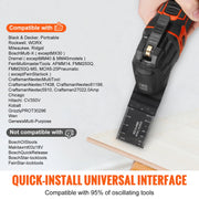Load image into Gallery viewer, SucceBuy 50PCS Oscillating Saw Blades Universal Release Dewalt Multitool Blades for Wood Cutting Plastic Renovator Power Tool