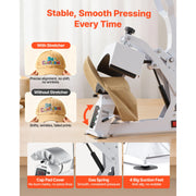 Load image into Gallery viewer, Amocart Hat Heat Press Machine 8.5 x 4 in Large Heating Plate with Caps Stretcher Precise Temperature Time Control Heat Press