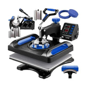 Bild in Galerie-Viewer laden, Amocart 30*38CM 8 in 1 Combo Upgrade Heat Press Machine 360° Rotation Sublimation Printer Cap Shirt Mug Plate 2D Heat Transfer
