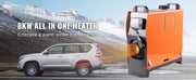 Charger l'image dans la visionneuse de galerie, Amocart 8KW Diesel Air Heater Bluetooth All-on-one Diesel Heater with LCD Portable Parking Heater for Trailer Camper Van Boat
