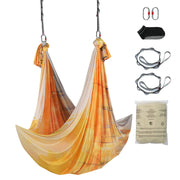 Bild in Galerie-Viewer laden, Amocart 5.5 Yards Aerial Yoga Hammock & Swing Nylon Fabric Full Rigging Hardware for Antigravity Yoga Fitness Bodybuilding
