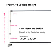 Bild in Galerie-Viewer laden, Double-Crossbar Backdrop Background Stand Frame Support System For Photography Photo Studio Video Muslin Green Screen