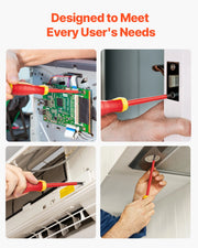 Load image into Gallery viewer, SucceBuy Insulated Screwdriver Set Professional Electrical Screwdriver Set 1000V Insulated Electrician Tool Set Magnetic Phillip