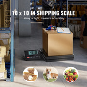 Load image into Gallery viewer, SucceBuy 110 lbs Digital Postal Shipping Scale with Timer 90° Foldable LCD Screen AC/DC Powered Package Scale for Laggage Home