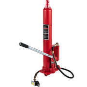 Bild in Galerie-Viewer laden, Amocart Hydraulic/Pneumatic Long Ram Jack 8 Tons/17363 lbs Capacity with Single Piston Pump & Clevis Base Manual Cherry Picker