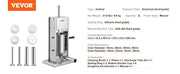 Load image into Gallery viewer, SucceBuy Manual Sausage Stuffer 5LBS/3L Capacity Two Speed 304 Stainless Steel Vertical Sausage Stuffer Sausage Filling Machine