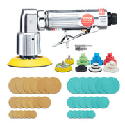 Load image into Gallery viewer, Amocart Mini Air Sander Orbital Pneumatic 1"/2"/3" Grinding Machine Set for Car Polishing High Speed Air Powered Polisher Tool