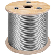 Load image into Gallery viewer, SucceBuy T316 Stainless Steel Cable 7x7 Steel Wire Rope 500FT Cable Railing Transport Wire Rope Cable for Railing Decking DIY